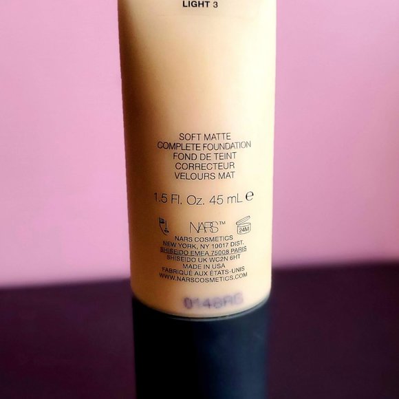 NARS SOFT MATTE COMPLETE FOUNDATION - GOBI L3 Light - Picture 2 of 2